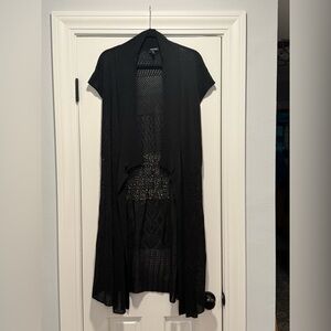 Eileen Fisher Short Sleeve Duster Sweater - NWOT